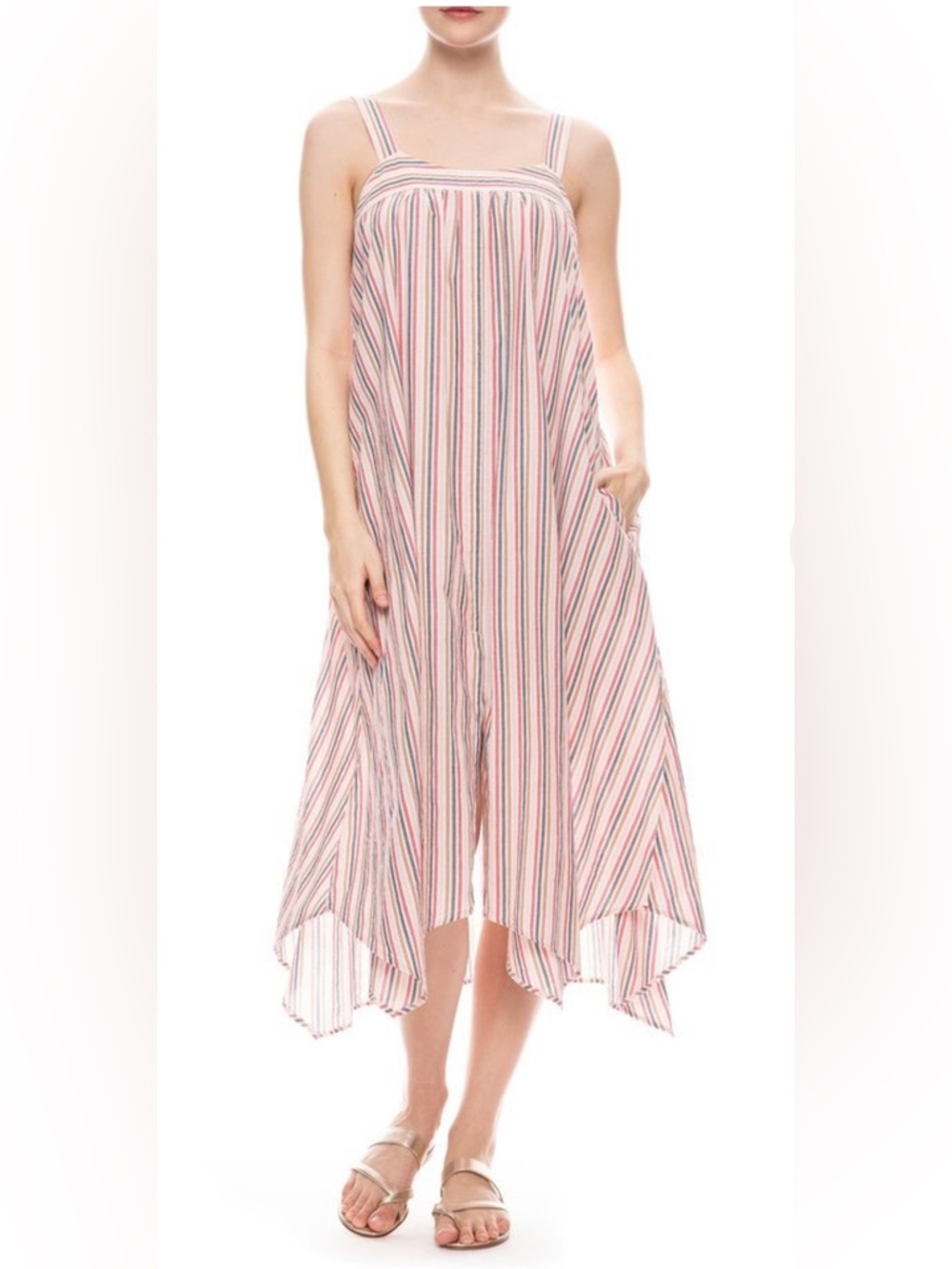 XIRENA TATUM MIDI DRESS - NATURAL BLUSH
